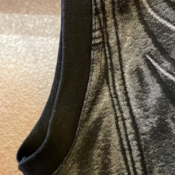 GOTH WRAP ALLOVER SLEEVELESS T-SHIRT BLACK L - Picture 8 of 9